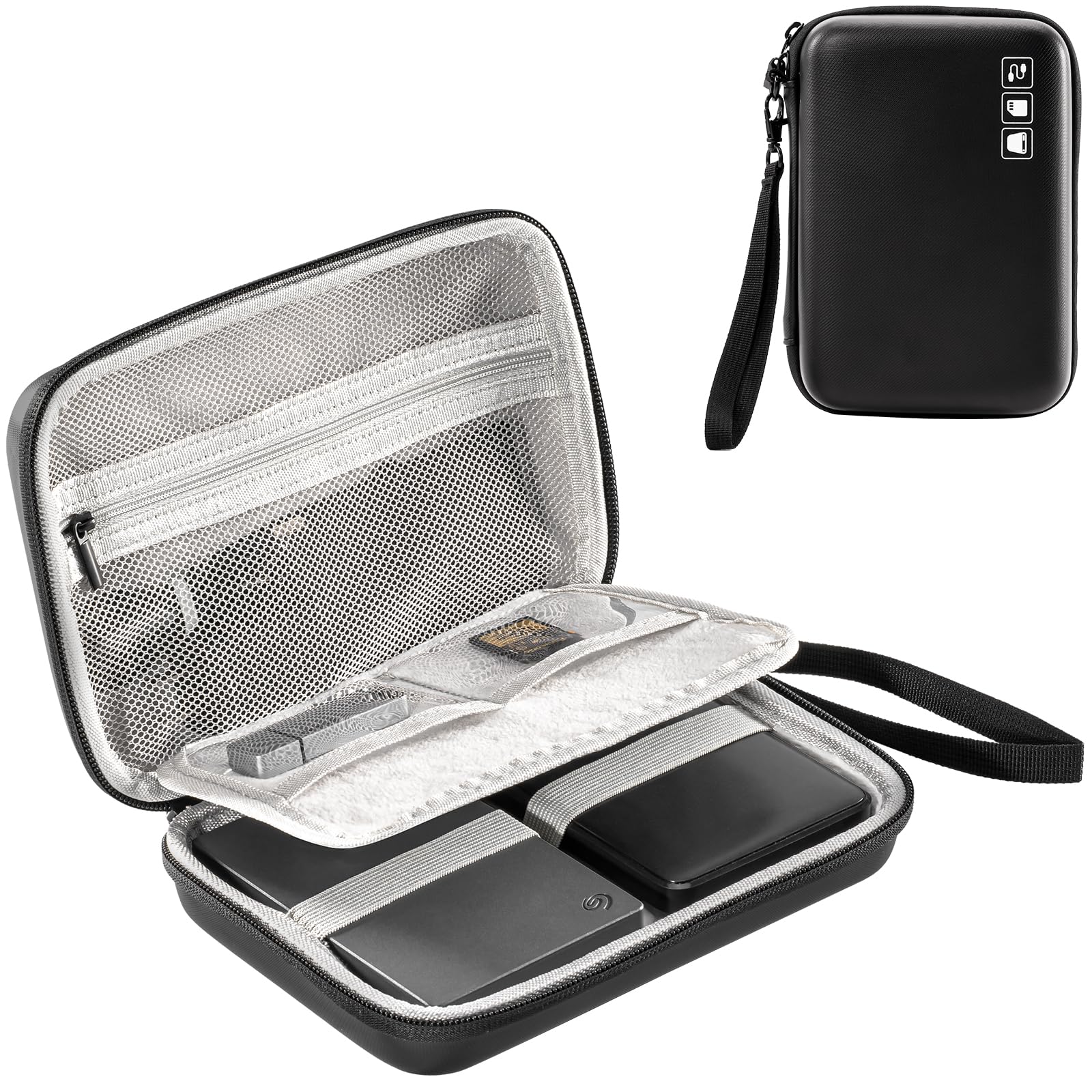 Foto 1 | Funda De Disco Duro Procase Para Canvio Basics Wd Elements 1tb-4t - Venta Internacional.