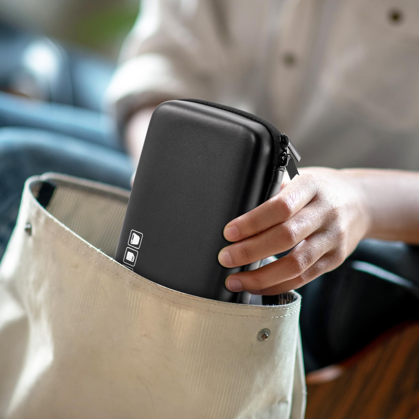 Foto 7 | Funda De Disco Duro Procase Para Canvio Basics Wd Elements 1tb-4t - Venta Internacional.