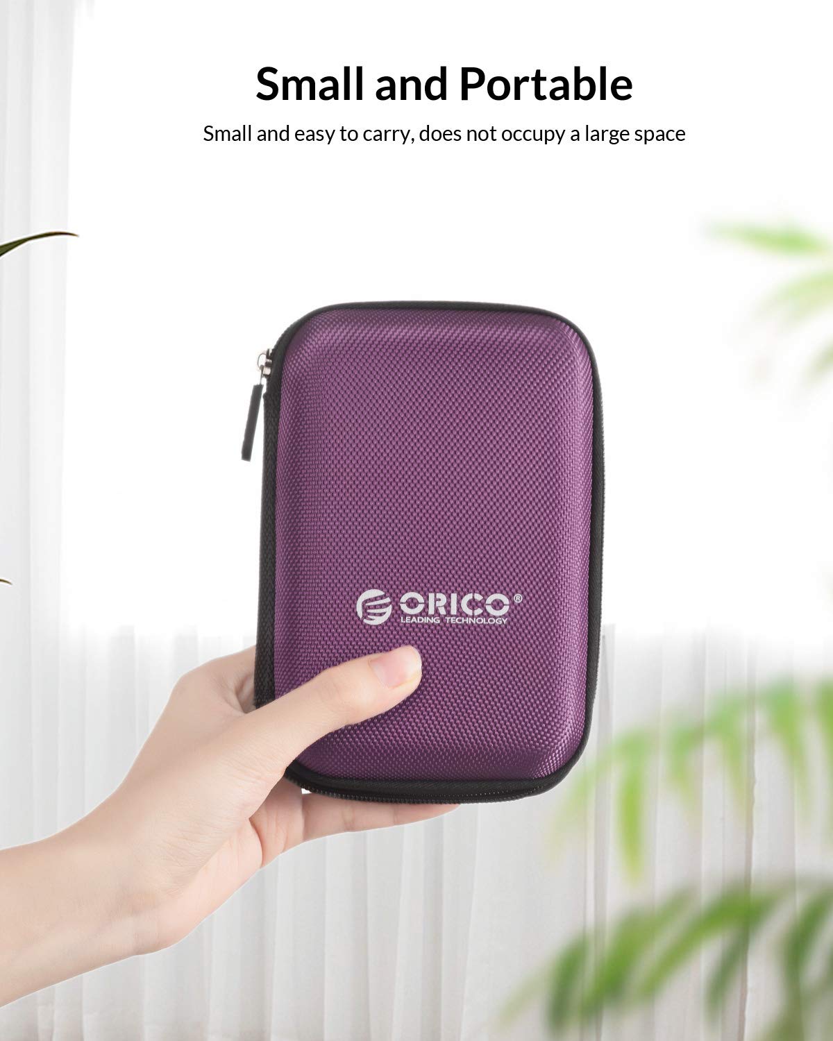 Foto 7 pulgar | Funda Para Disco Duro Orico Phd-25, Impermeable Y A Prueba De Golpes, Color Morado - Venta Internacional.