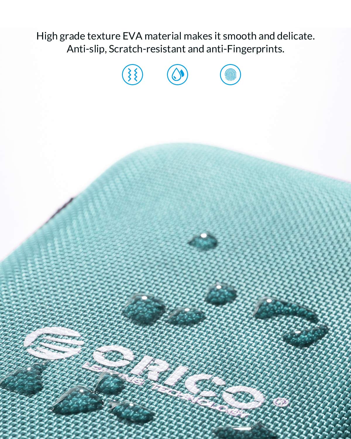 Foto 6 pulgar | Funda De Disco Duro Orico Phd-25 Impermeable A Prueba De Golpes Azul - Venta Internacional.