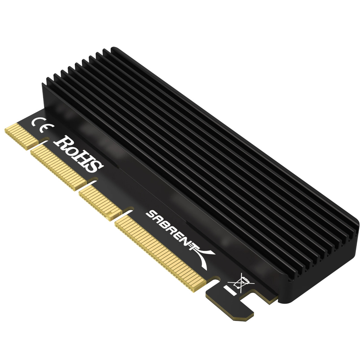 Foto 2 pulgar | Adaptador Tarjeta SSD Nvme M.2 A Pcie Sabrent Disipador Calor Aluminio