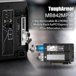 Foto 2 | Tarjeta Adaptadora De Marco Extraíble Icy Dock Tougharmor Mb842mp-b - Venta Internacional.
