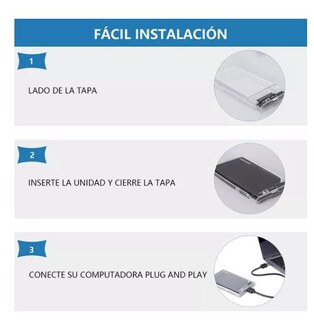 Foto 2 | Carcasa Disco Duro Usb 2.5 Pulgadas