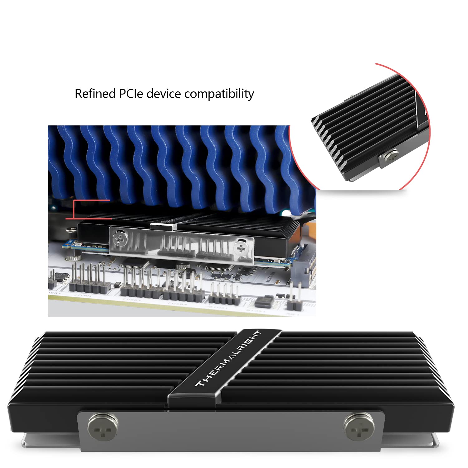 Foto 5 pulgar | Disipador Térmico Ssd Thermalright Tr-m.2 2280 Tipo A B 2280 Negro - Venta Internacional.