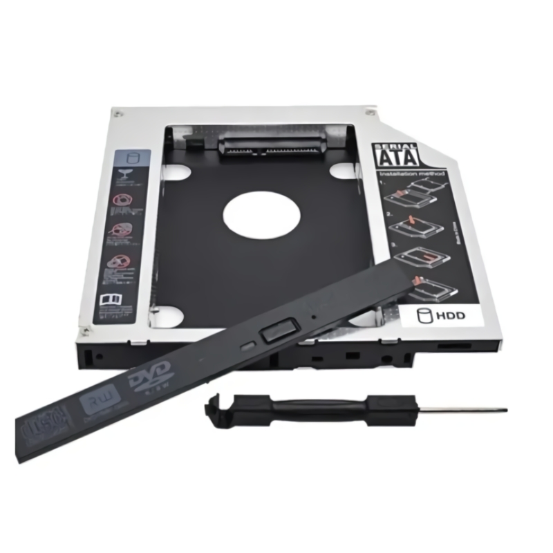 Foto 2 | Adaptador De Disco De 2,5 Pulgadas A Bay Cd Notebook De 12,7 Mm Con Tapa - Venta Internacional.