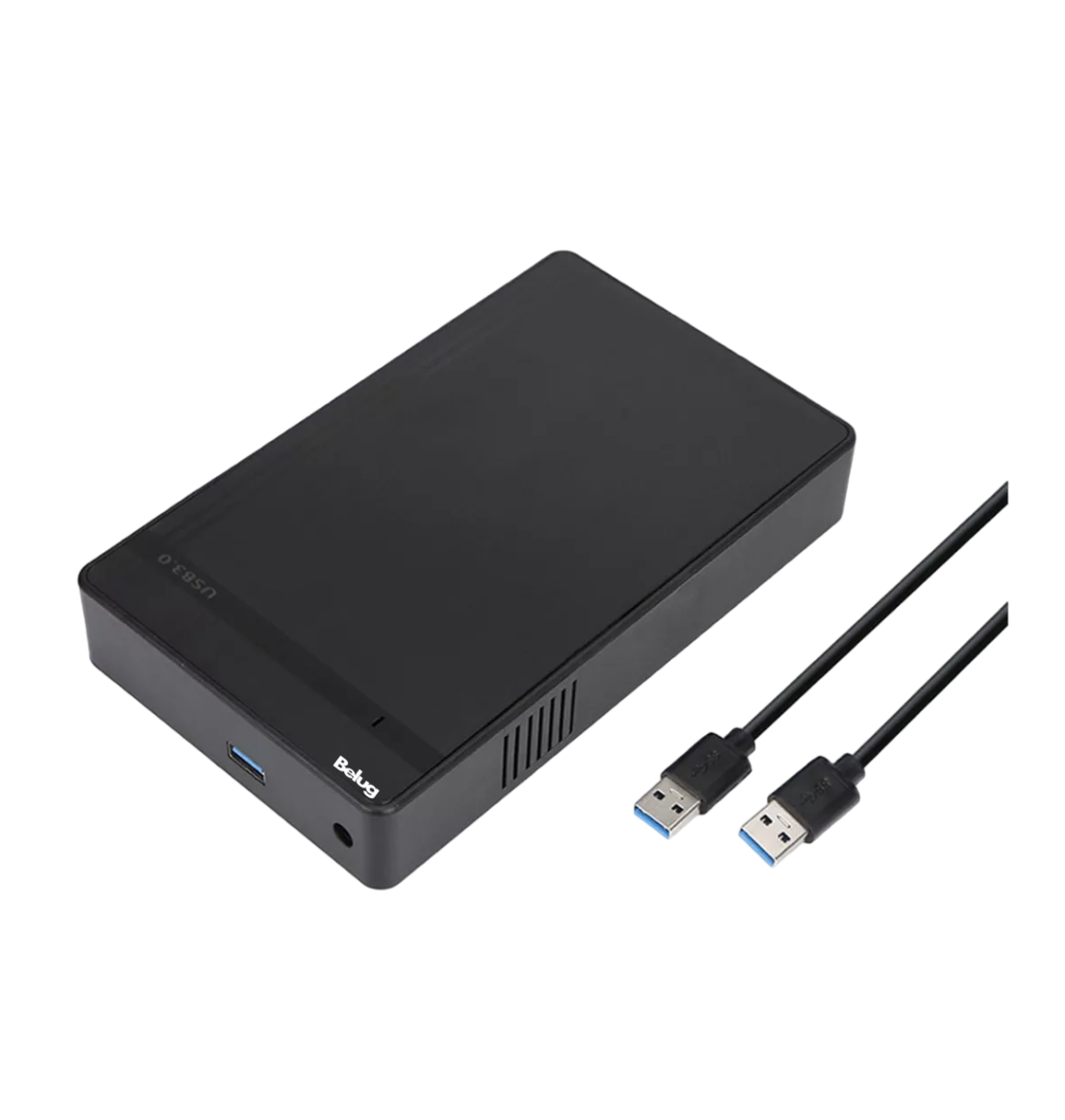 Foto 2 pulgar | Carcasa Disco Duro Usb 3.0 Sata Case 3.5 Y 2.5 Hdd Ssd, Belug  Negro