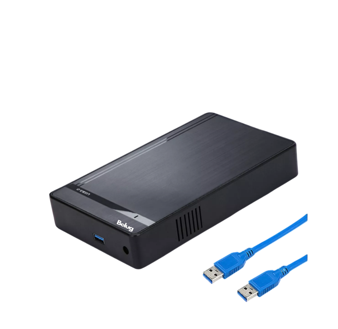 Foto 5 pulgar | Carcasa Disco Duro Usb 3.0 Sata Case 3.5 Y 2.5 Hdd Ssd, Belug  Negro