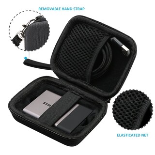 Foto 4 | Funda De Transporte Procase Para Samsung T5 T3 Ssd Negra - Venta Internacional.