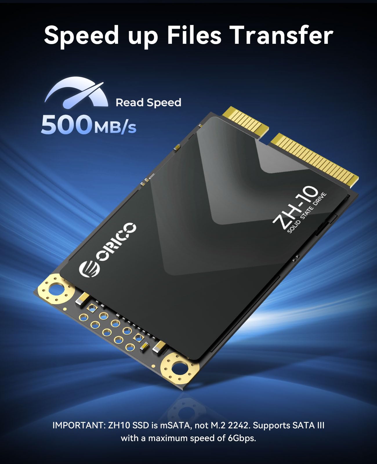 Foto 3 pulgar | Ssd Orico De 1 Tb Msata Sata Iii, 6 Gbps, 3d Nand Para Ordenador Portátil - Venta Internacional.