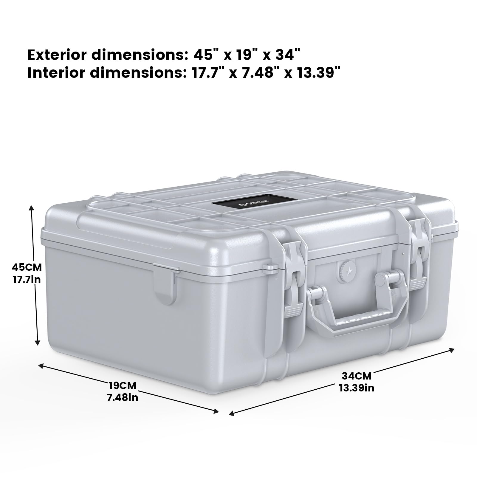 Foto 6 | Funda Para Disco Duro Orico Hdd/ssd De 3,5 Pulgadas Y 20 Compartimentos, Antichoque E Impermeable - Venta Internacional.