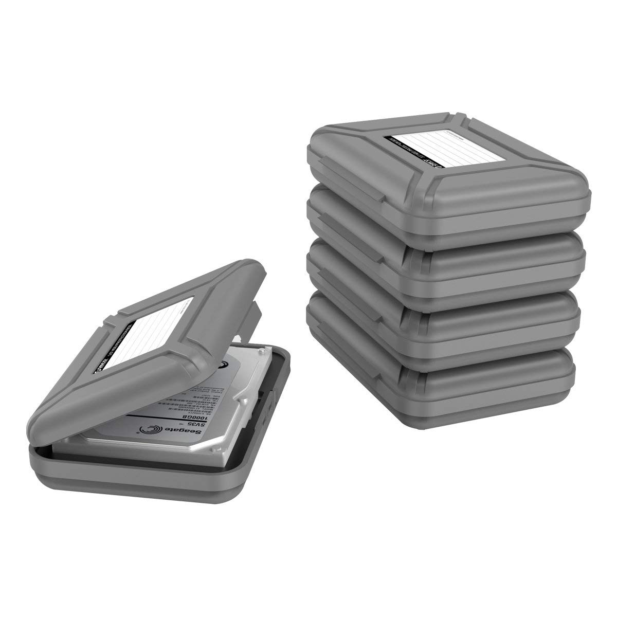 Funda De Disco Duro Orico Para Hdd/ssd De 3,5 Pulgadas, 5 Paquetes - Venta Internacional.