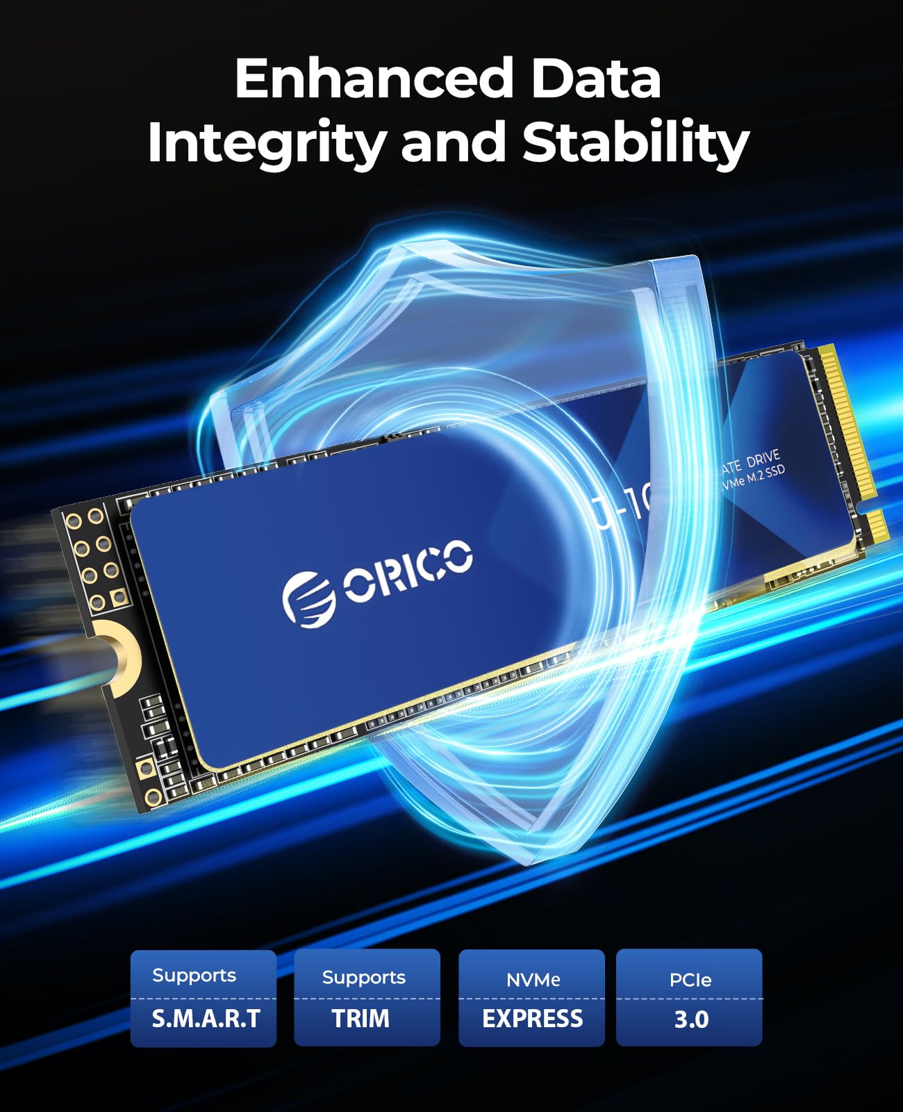 Foto 5 | Ssd Orico Nvme M.2 De 2 Tb Con Disipador Pcie Gen3x4 2280 J10 - Venta Internacional.