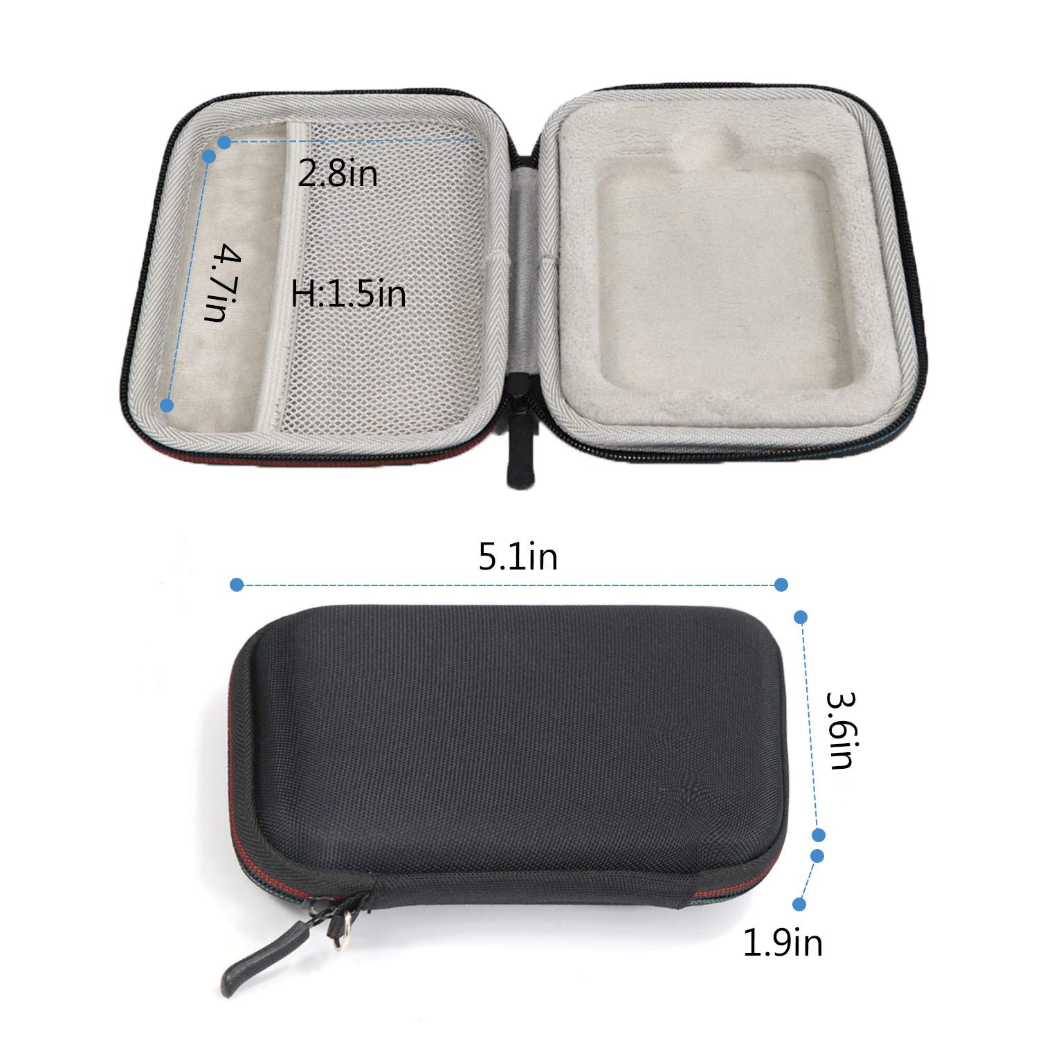 Foto 7 | Maletín De Transporte Procase Para Seagate Barracuda Fast Ssd De 1 Tb Y 2 Tb - Venta Internacional.