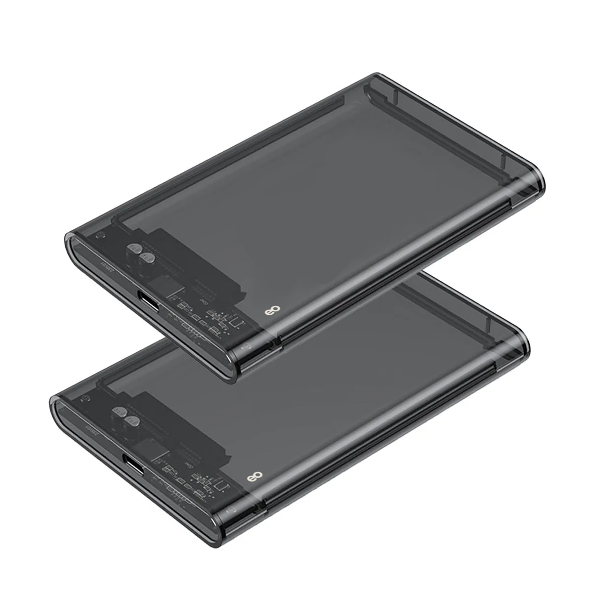 2pzs Case Para Disco Duro 2.5 Usb 3.1 Carcasa Hdd/ssd Eo Safe Imports Esi-20089 Gris