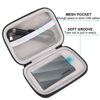 Foto 4 | Funda De Transporte Lacdo Para Ssd Portátil Samsung T9 De 1 Tb/2 Tb/4 Tb - Venta Internacional.