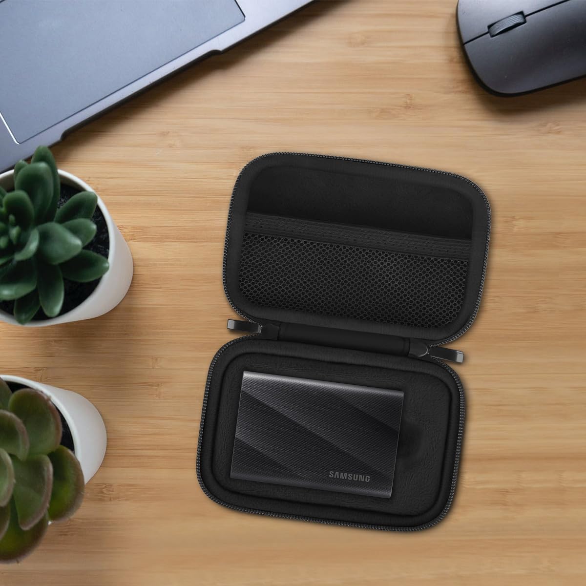 Foto 7 pulgar | Funda De Transporte Lacdo Para Ssd Portátil Samsung T9 De 1 Tb/2 Tb/4 Tb - Venta Internacional.