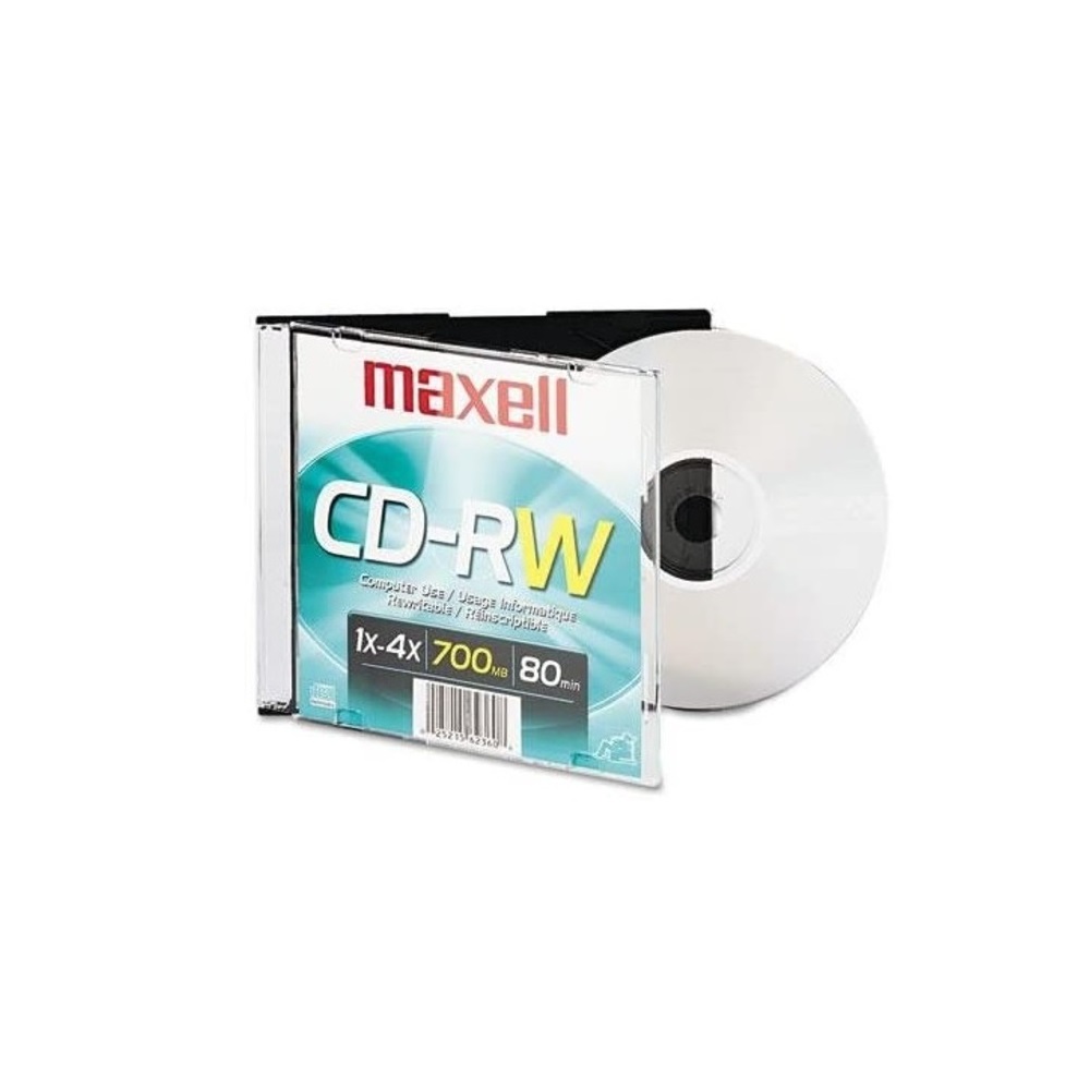 Foto 3 pulgar | Disco Compacto Regrabable Maxell Cd-rw - 4x - 3 Piezas - 630010