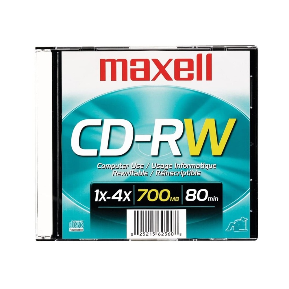 Foto 4 pulgar | Disco Compacto Regrabable Maxell Cd-rw - 4x - 3 Piezas - 630010