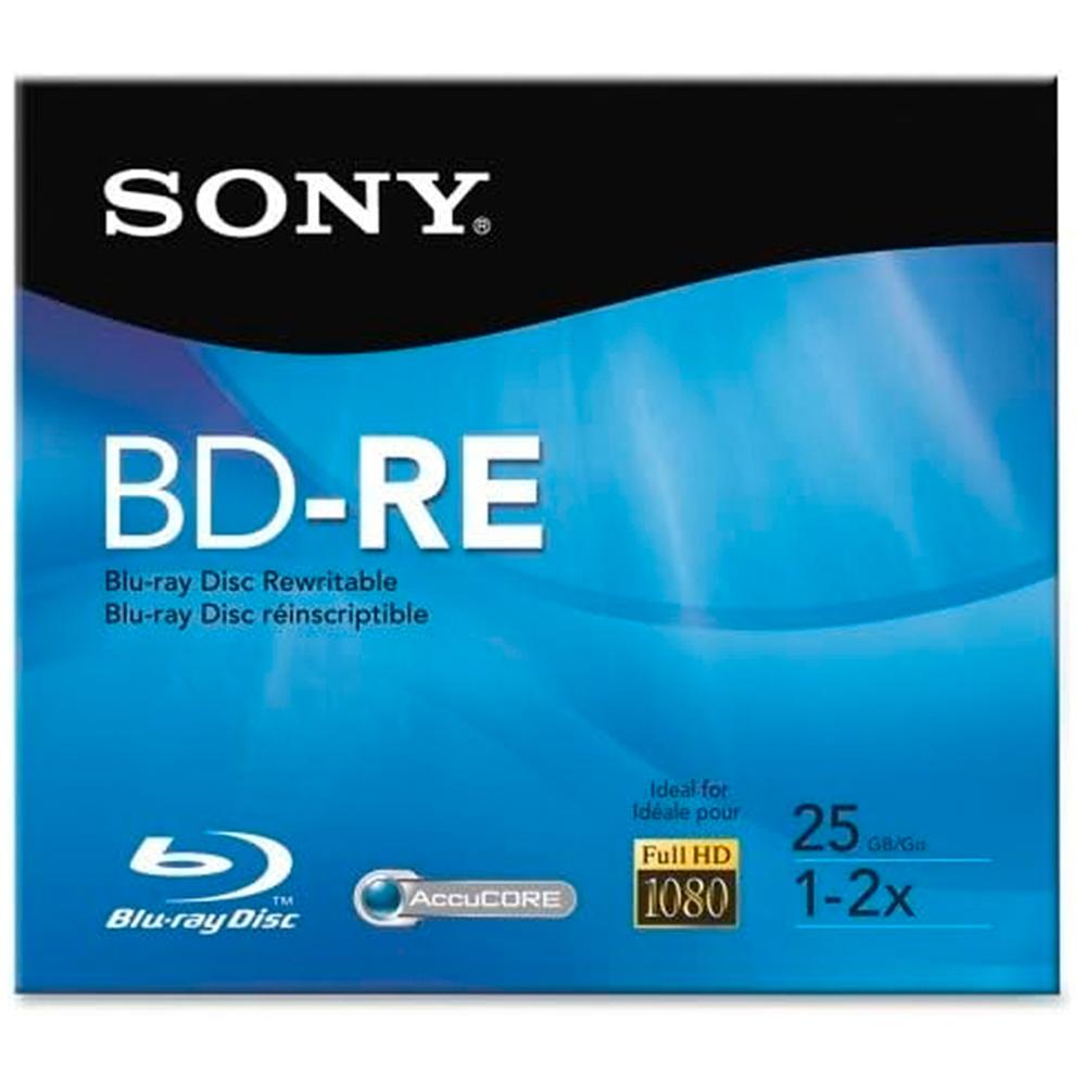 Disco Sony Blu-ray 25gb Virgen 1 Pieza Bne25rh/2 Color Azul