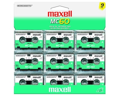 Foto 1 | Microcasetes Maxell Mc-60 Ur (paquete De 9) - Venta Internacional.