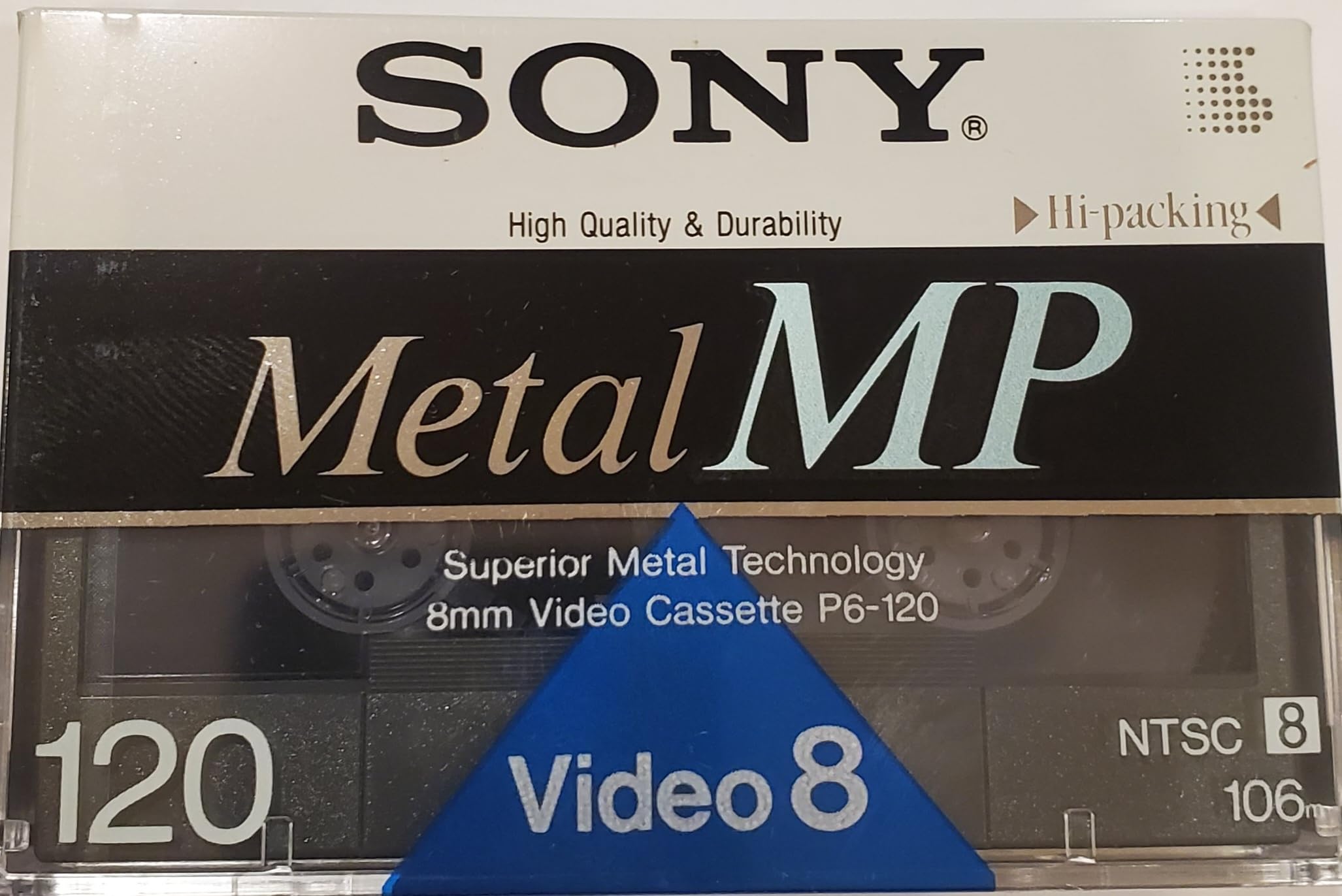 Foto 2 pulgar | Cinta De Vídeo Sony P6-120 Mpc De 8 Mm, Grado Estándar, 120 Min - Venta Internacional.