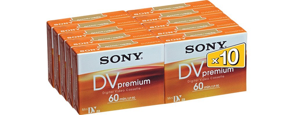 Foto 2 | Cinta De Casete Mini Dv Sony Premium, 60 Minutos, 10 Unidades, Dvm60pr4j - Venta Internacional.