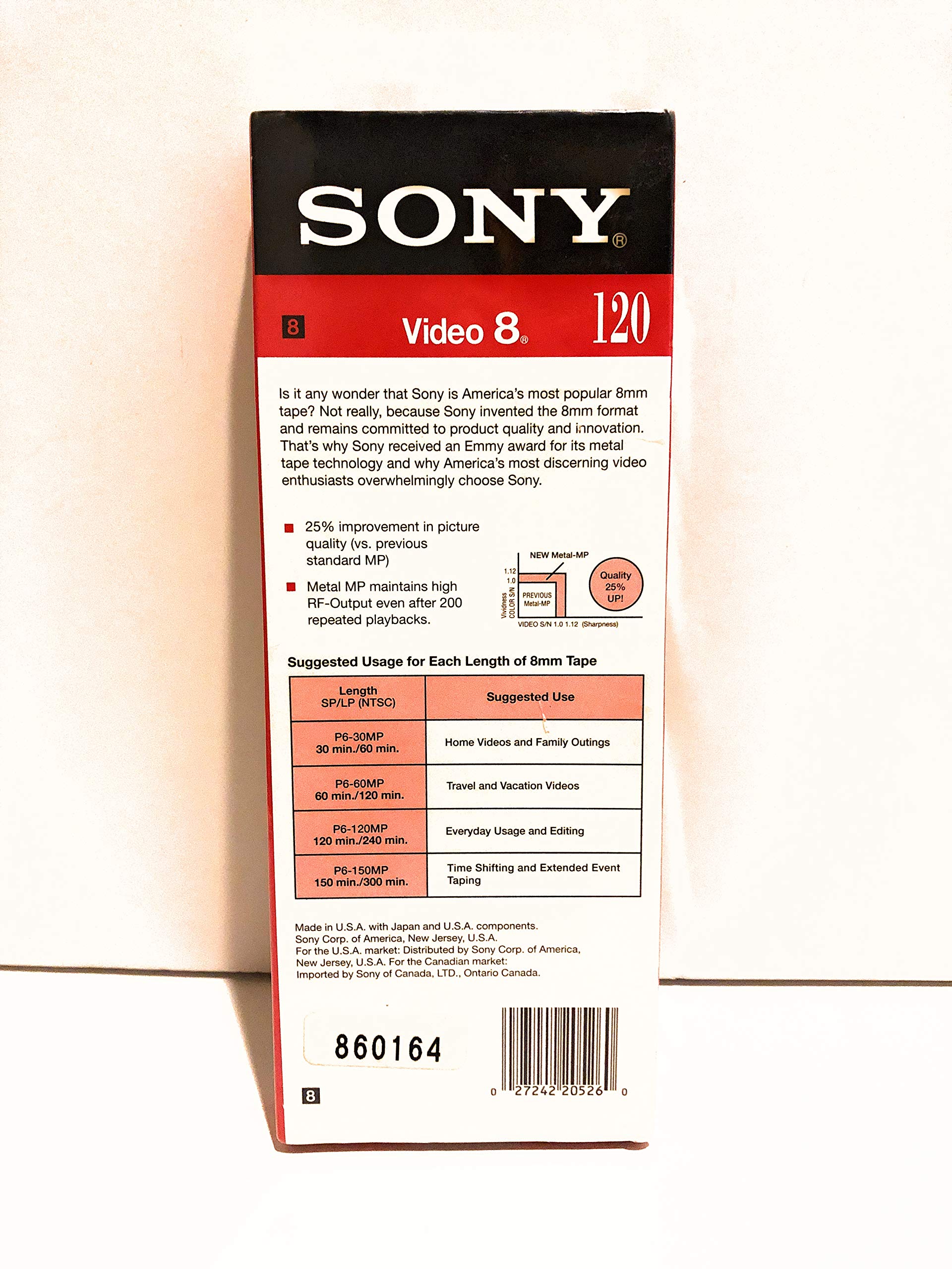 Foto 3 pulgar | Cinta De Vídeo Sony 8 Mm Mp 120 Min (paquete De 4) - Venta Internacional.