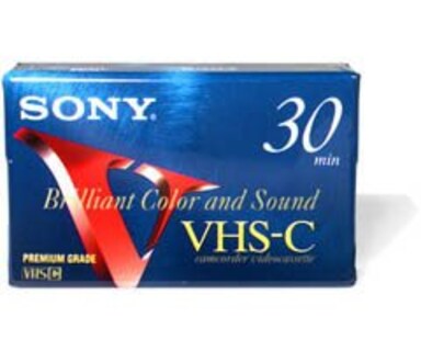 Foto 1 | Videocasete Sony Premium Grade Vhs-c De 30 Minutos, 1 Unidad - Venta Internacional.