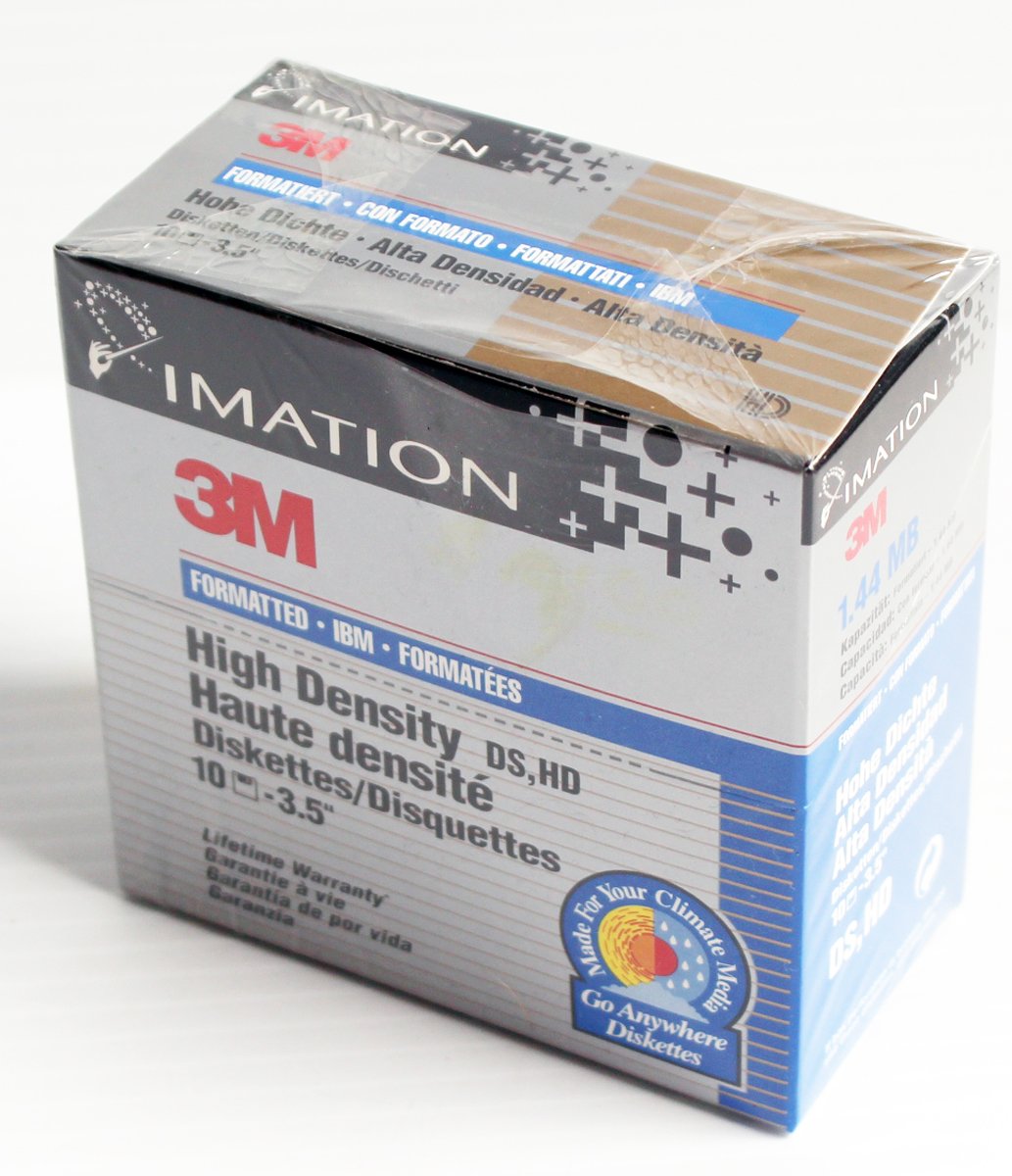 Foto 3 pulgar | Diskettes Imation 3.5ds/hd Pc Ibm Preformateados De 1 44 Mb - Venta Internacional.