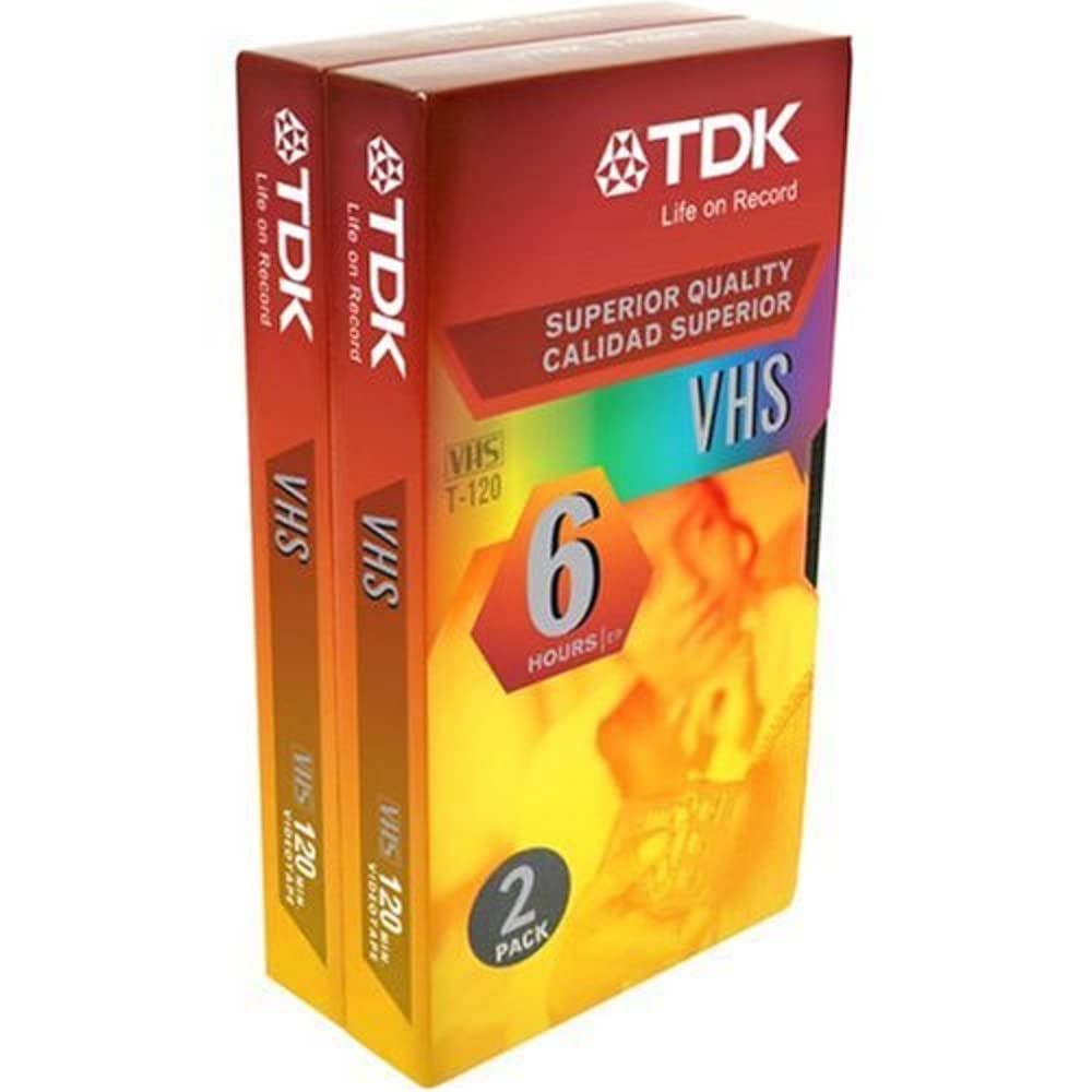 Foto 2 pulgar | Cintas Vhs Tdk St120xps2  120 Minutos  Grado Estándar  Paquete De 2 - Venta Internacional.