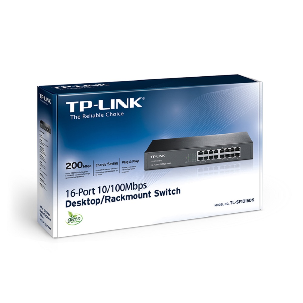 Foto 2 | Switch TP Link TL-SF1016DS Negro