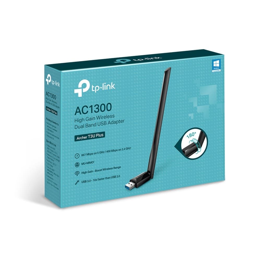 Foto 3 | Antena Tp Link Archer T3U Plus Negro