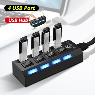 Foto 6 | Hub 2.0 Usb de 4 Puertos Ele-gate Hub13 color Negro