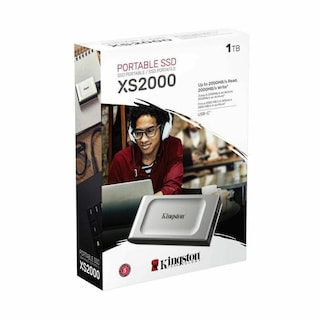 Foto 2 | Unidad de Estado Sólido SSD Externo Kingston XS2000 1 TB USB color Gris