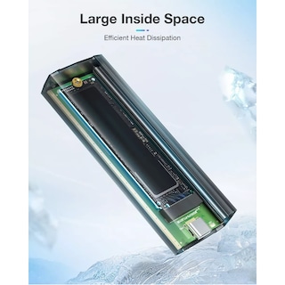 Foto 3 | Adaptador Sata Ssd Gabinete,usb 3.1gen 2 10gbp,uasp Eo Safe Imports Esi-8555 Negro