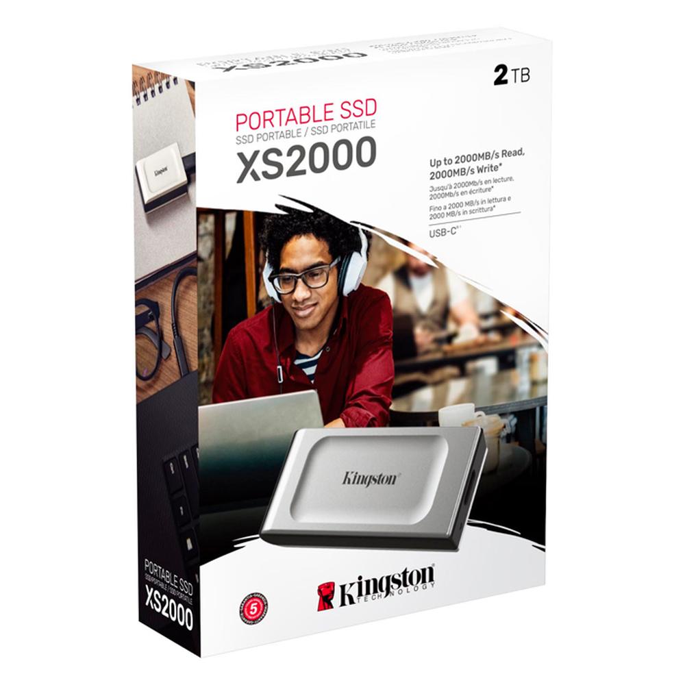 Foto 5 pulgar | Unidad Externa de Estado Sólido de 2tb Kingston SXS2000/2000G Xs2000 USB C 2000 Mb/s