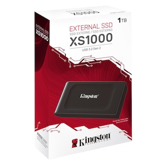Foto 6 | Disco Duro Externo Solido Kingston Xs1000 1 Tb / Usb Tipo C / Negro