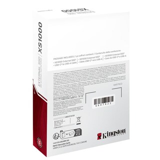Foto 5 | Disco Duro Externo Solido Kingston Sx S1000/2000 / 2tb / Usb Tipo C / Negro
