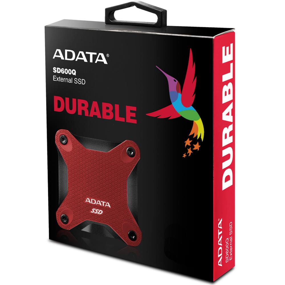 Foto 6 | Disco Duro Externo SSD 480 GB Adata Sd600q USB 3.1 Xbox One Mac Rojo Asd600q-480gu31-CDR