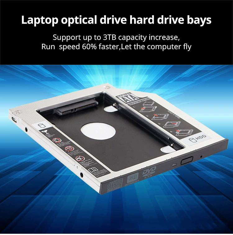 Foto 3 | Venta Internacional- Funda HDD Caddy UnionSine Sata 3.0 de 9.5 mm para SSD de 2.5''