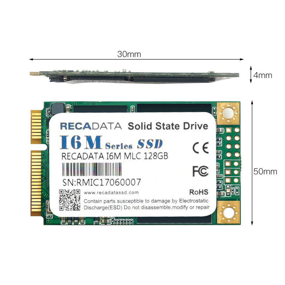 Foto 6 pulgar | Venta Internacional-recadata Ssd Unidad De Estado Sólido Msata Iii Mlc Flash Para Mac O