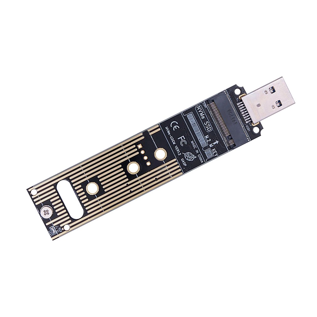 Adaptador M.2 NVMe a USB 3.1 de 10 Gbps para SSD Portátil