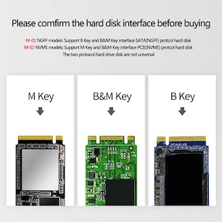 Foto 3 | Venta Internacional - Funda Ssd Externa M-01 M2 Ssd Usb 3.1 Gen2 Tipo C