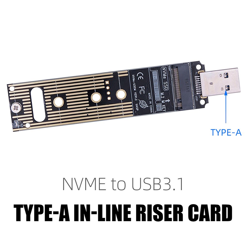 Foto 4 pulgar | Venta Internacional- Convertidor M.2 Nvme A Usb 3.1 Ssd Tarjeta Jms583 de 10 Gbps