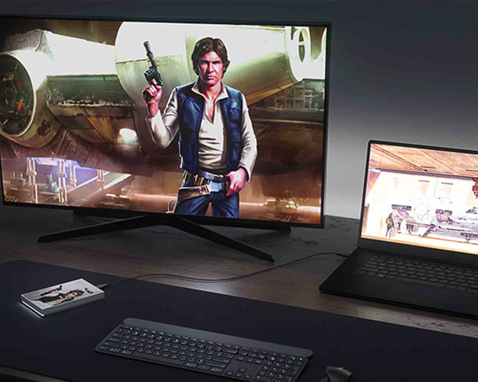 Foto 5 pulgar | Disco Externo Seagate Firecuda Gaming 2tb 2.5'' Edición Han Solo Usb 3.0