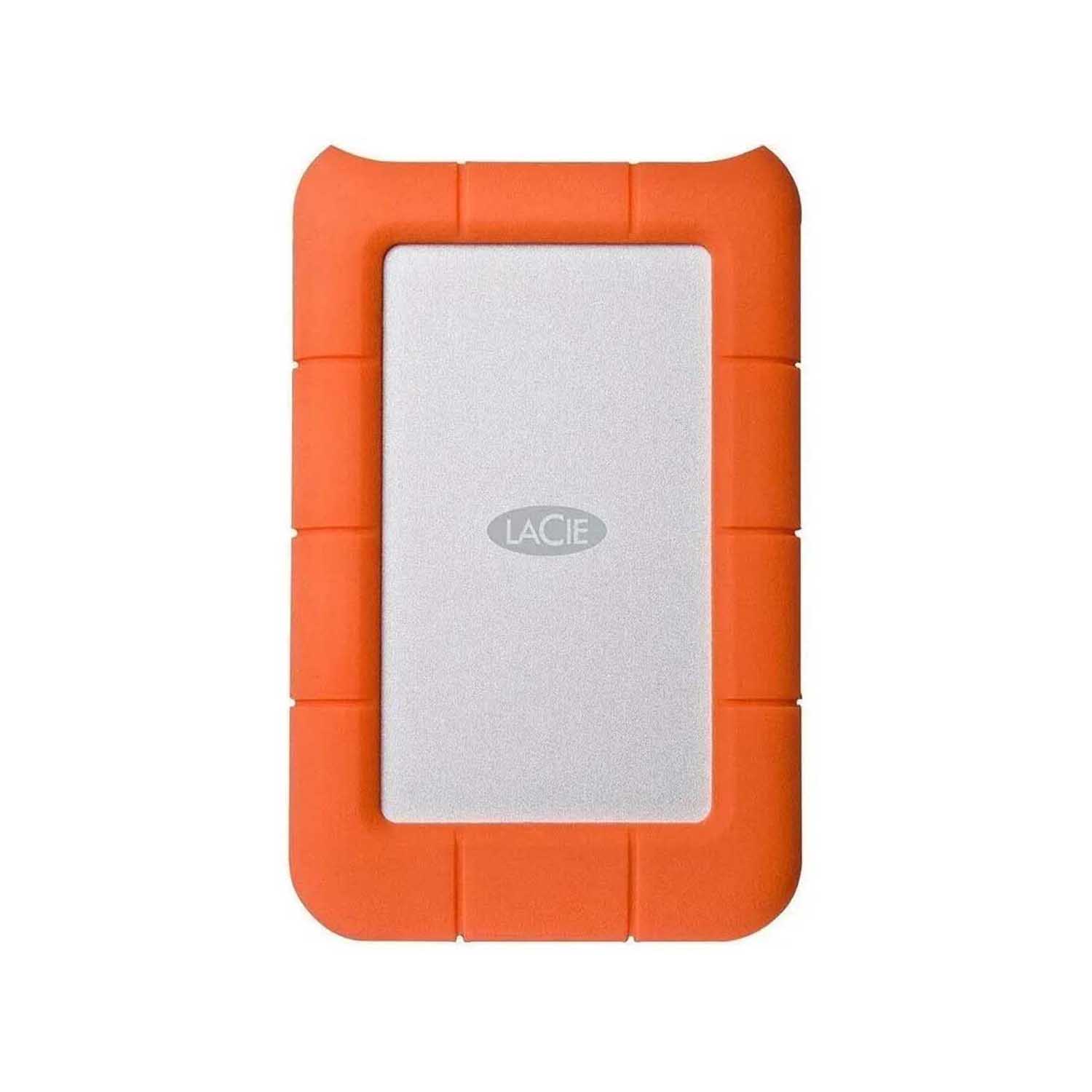Disco Duro Externo Lacie Rugged Mini, 5tb, Usb 3.0, Naranja, A Prueba De Agua Y Golpes - Para Mac/pc