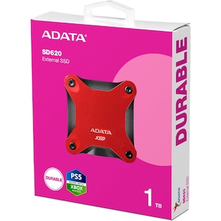 Foto 6 | Unidad De Estado Solido Ssd Externo 1tb Adata Sd620 Usb 3.2 Xbox Ps5 Rojo Sd620-1tcrd