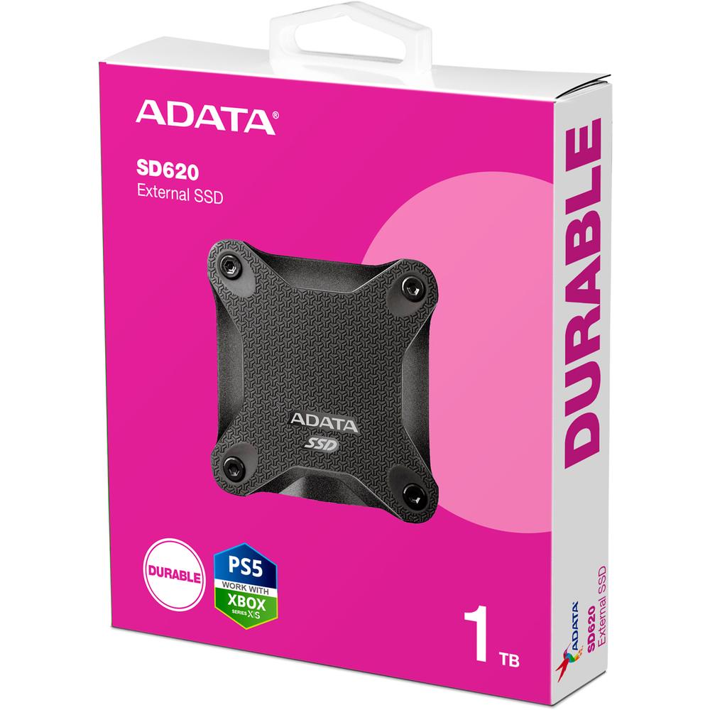 Foto 7 pulgar | Unidad De Estado Solido Ssd Externo 1tb Adata Sd620 Usb 3.2 Xbox Ps5 Negro Sd620-1tcbk