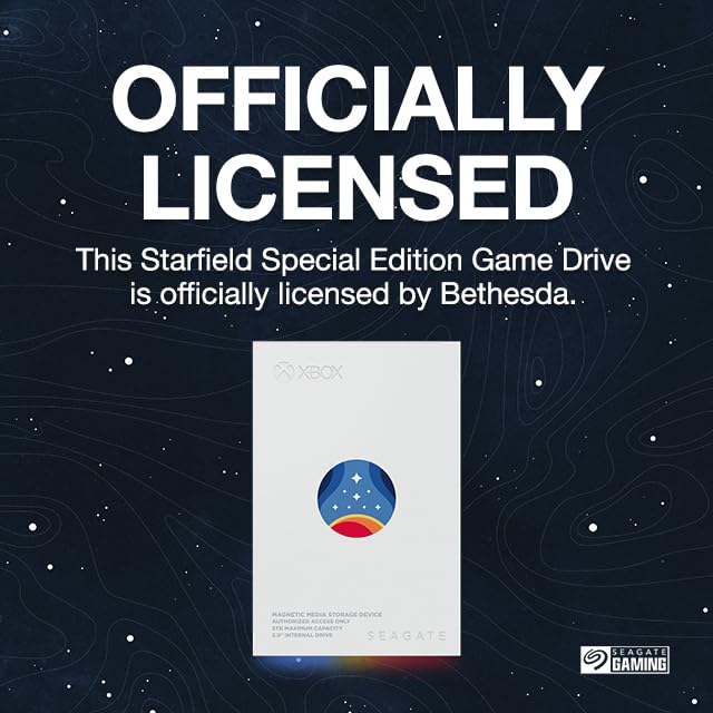 Foto 2 | Disco Duro Externo Seagate Starfield Special Edition 2tb - Venta Internacional.