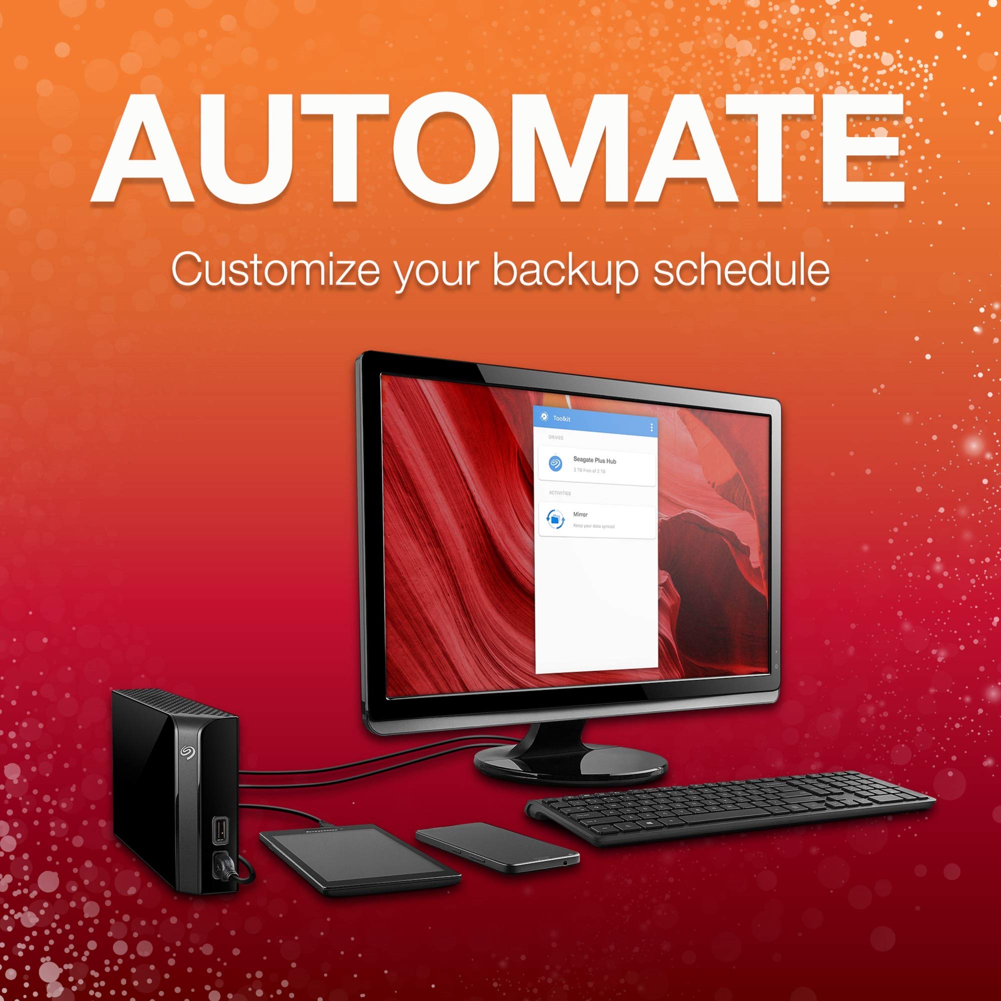 Foto 5 | Disco Duro De Escritorio Externo Seagate Backup Plus Hub 8tb - Venta Internacional.